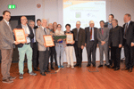 Die Gewinner aus Südtirol: Fachschule für Landwirtschaft Dietenheim & Hotelfachschule Bruneck und Meraner Weinhaus GmbH - Pur Südtirol - Foto Petra Mayer-Linnehan